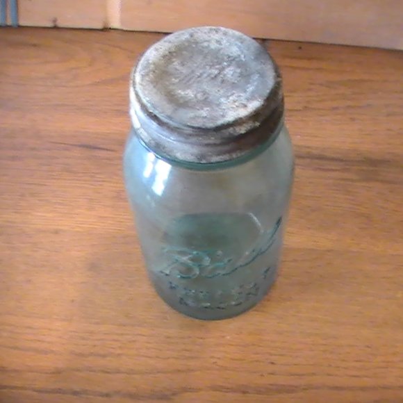 Vintage Blue Ball Mason Lucky Number #7 - Picture 2 of 5